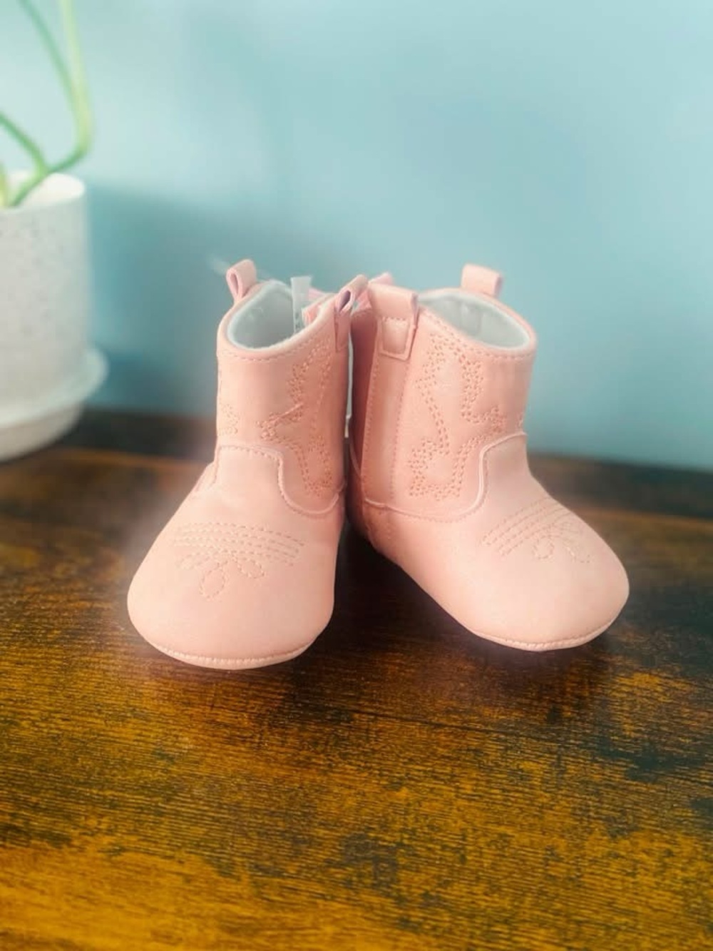 The Children’s Place Pink Baby Cowboy Boots, 0–3M
